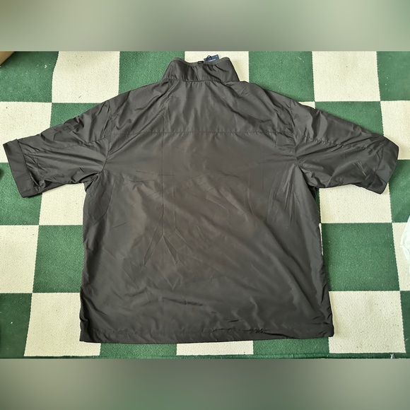 Polo Golf Ralph Lauren XL Black Short Sleeved Light Weight Quarter Zip Pull Over - Picture 6 of 12